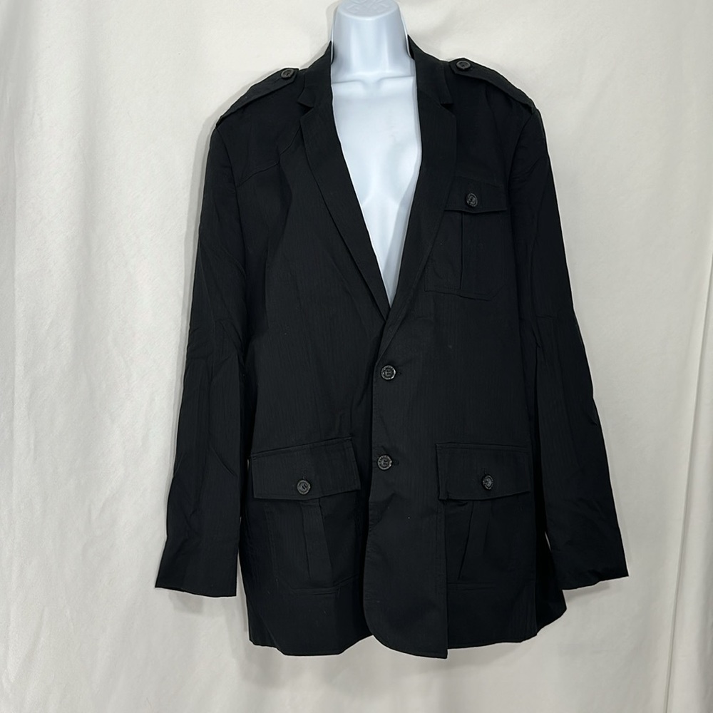 Marc Ecko Cut & Sew Black Blazer Jacket | Size: 2XL